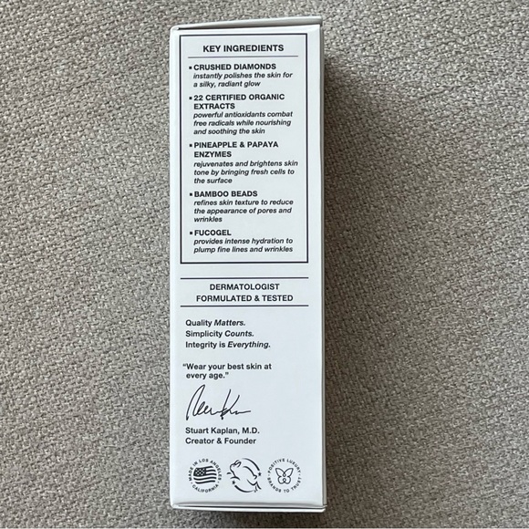 Face Scrub KAPLAN MD Beverly Hills Diamond 1 Minute Daily Facial 1.35 fl oz - Picture 8 of 10